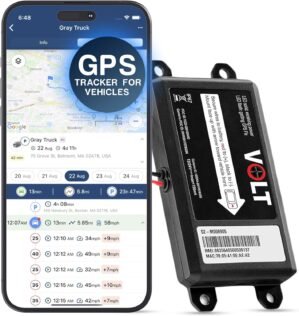 Brickhouse GPS Tracker for Vehicles – Livewire Volt 4G LTE Wired Car Tracker with GPS Tracking & Mapping – Enhance Security with Real-Time 24/7 Surveillance – Easy Installation – Subscription Required