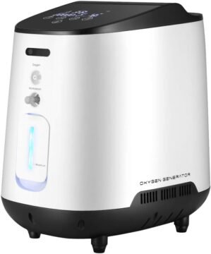 Household Oxygen Generator 1-7L Continuous&Adjusatble Oxygen Concentrator Machine for Home use with Complete Accessories