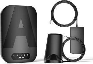 Cell Phone Booster for Car Vehicle, Magnetic Roof Antenna | Boosts All U.S. Carriers – Verizon, AT&T, T-Mobile | 5G & 4G LTE, FCC Approved Vehicle Cell Phone Signal Booster