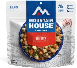 Mountain House Beef Stew | Freeze Dried Backpacking & Camping Food | 2 Servings | Gluten-Free