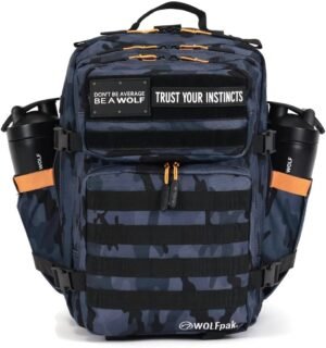 WOLFpak 35L Backpack (Black Camo Orange)