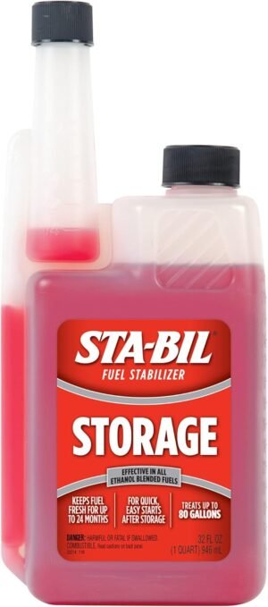STA-BIL Storage Fuel Stabilizer | Keeps Fuel Fresh for 24 Months, Prevents Corrosion, Gasoline Treatment Fuel Additive that Protects Fuel System, Gas Stabilizer for Fuel Storage, 32 oz.