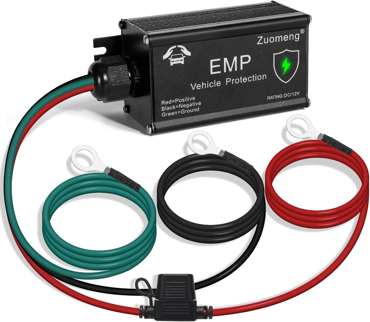 Vehicle EMP Protection, 12 Volt DC for Cars and Trucks, Lightning, Solar Flare & Surge Protection