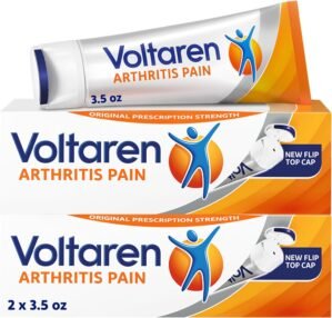 Voltaren Arthritis Pain Gel for Powerful Topical Arthritis Pain Relief – NEW Easy Open Cap – 100 g x 2