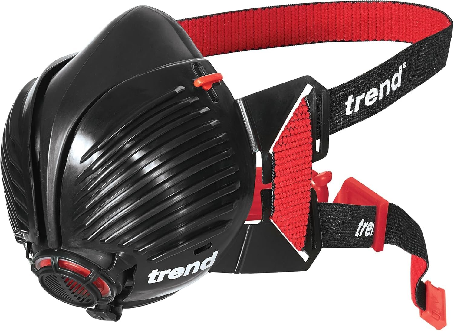 Trend Air Stealth Dust Mask, Half Mask with Replaceable Twin HEPAC Filters for Woodworking, Building & Construction Work