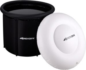 Cold Plunge Tub with Cloud Cover for Adults, Multi Layered Portable Ice Bath Tub for Athletes Post-Training Therapy and Recovery, Large Adult Soaking Bathtub for Home & Outdoor (85 Gallons)