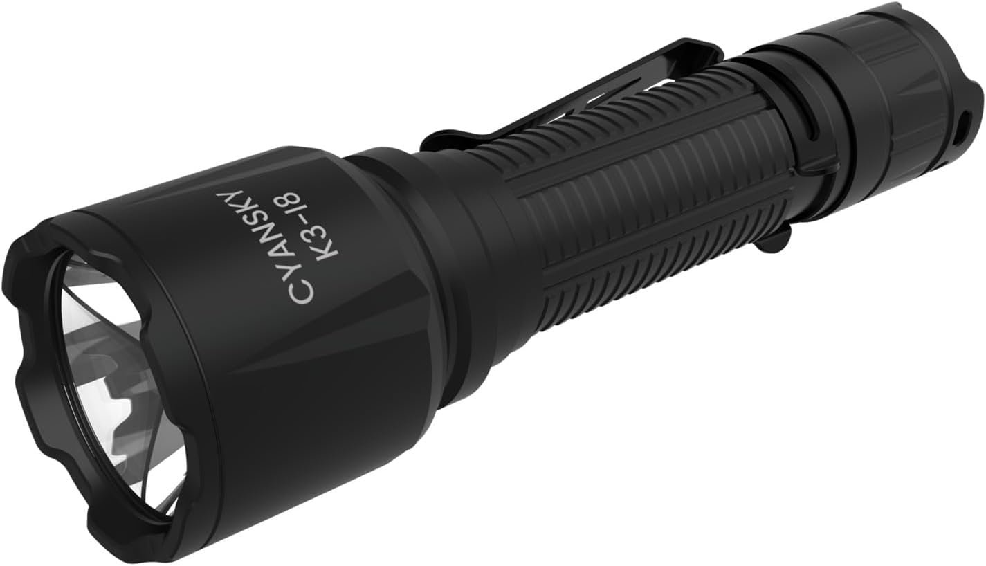 CYANSKY Hunting Flashlight,High-Power Long-Range IR Illuminator with 850nm Infrared LED Designed for Night Hunting, Observation, Camera and Tactical Flashlight Tasks(5000mW / 350M)