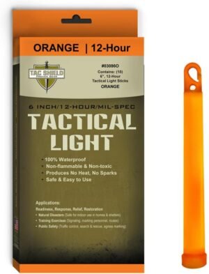 TAC SHIELD Tactical 12 Hour Light Stick (10-Pack)