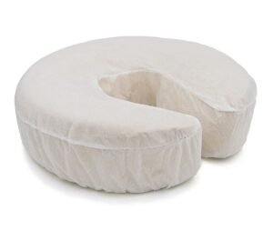 Disposable Headrest Covers Fitted Non-Sticking Face Cradle Covers Universal Size 50 Count