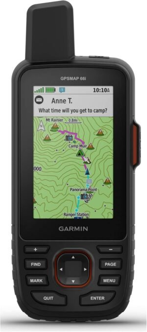 Garmin GPSMAP 66i, GPS Handheld and Satellite Communicator, Featuring TopoActive mapping and inReach Technology, Multi