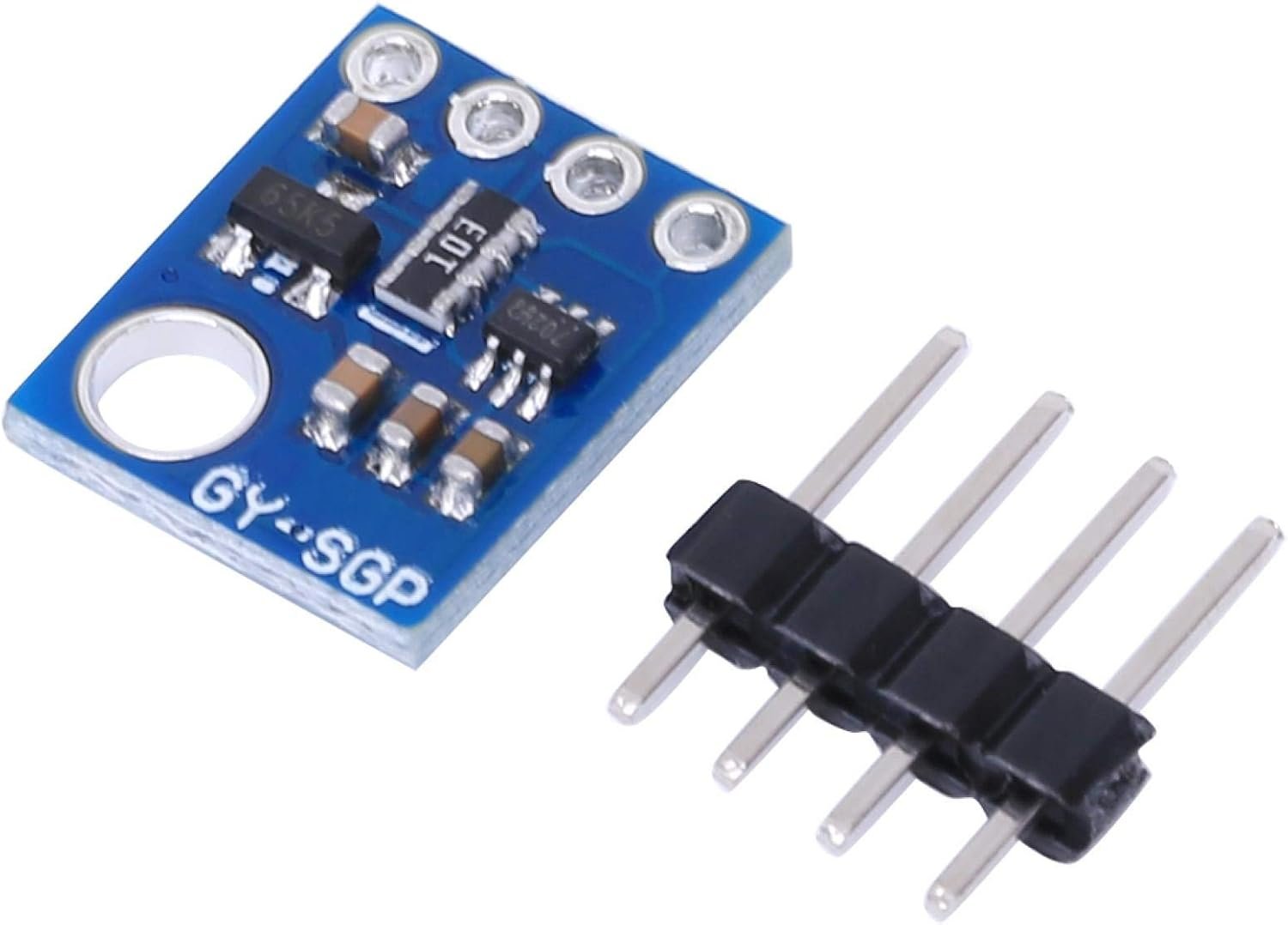 Air Quality Sensor Module, GY- SGP30 I2C Communication Gas Sensor Module, 2V-5V ECO2 Detector Module for Home Appliances Environmental Monitoring