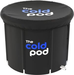 The Cold Pod Ice Bath Tub for Athletes XL: Cold Plunge Tub Outdoor with Cover,116 Gallons Portable Ice Bath Cold Water Therapy Plunge Pool,Large Ice Tub for Cold Dippers at Home