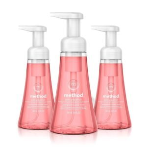 Method Foaming Hand Soap, Pink Grapefruit, 10 Fl Oz, Biodegradable Formula, (Pack of 6)