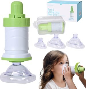 Jointown FSA HSA Automatic Choking Rescue Device for Kids and Adults with 3 Masks, Portable Dechoker Anti Choking Device，Strong Suction Home Emergency Kit，First Aid Airway Assist Device