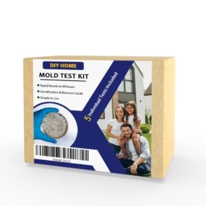 Mold Testing Kit with 5 Individual Tests – DIY Mold Test Kit for Home – Includes Detailed Mold Identification Guide – Fast and Reliable Mold Detector for Home