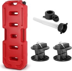 30L/ 8 Gallon Gas Can Mount + 2PCS Lock Mounts for Car Off-road ATV UTV