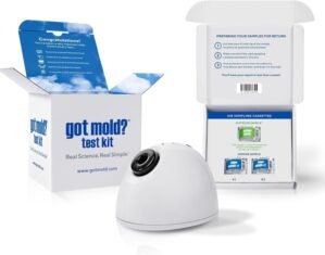 2 ROOM KIT | Test Your Air! Professional Quality Mold Test Kit for Home – All Fees Included – 1, 2 & 3-Room Test Kits & Refills – Reusable BioVac™ Air Sampler – Full Mold Type & Quantity Analysis