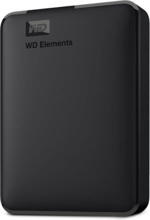 WD 6TB Elements Portable External Hard Drive for Windows, USB 3.2 Gen 1/USB 3.0 for PC &#038; Mac, Plug and Play Ready &#8211; WDBHJS0060BBK-WESN