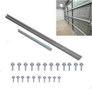 16 ft Heavy-Duty Steel Garage Door Reinforcement Bracket – Made in The USA – Prevents Bending, Sagging & Cracking