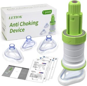 Choking Rescue Device,Strong Airway Suction Rescue Device Portable Anti Choking Device First Aid Kit for Kids and Adults,Portable Airway Suction Rescue Device