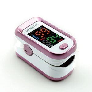 Pulse Oximeter Fingertip, Pulse Oximeter and Oxygen Monitor with Bright Colored LED Screen, Accurate and Fast SpO2 and Heart Rate Monitor, Pulse Ox with Two Straps