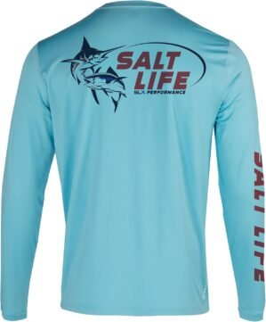 Salt Life Men’s Big Win Long Sleeve Performance Tee