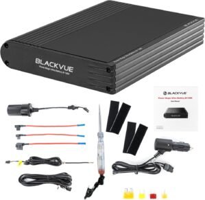 Blackvue B-130X Power Magic Ultra Battery Pack, Vehicle Dash Cam Battery, Discharge Prevention, Circuit Tester Included