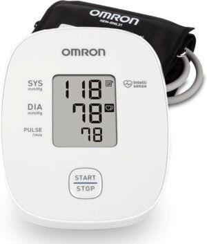 OMRON Iron Upper Arm Blood Pressure Monitor, Clinically Validated, Medical Grade, FDA Cleared, FSA/HSA Eligible, with Wide Range 17 Inch Cuff