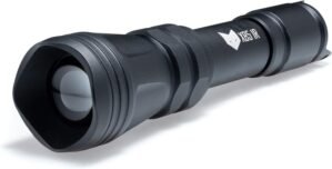 Nightfox XB5 Infrared Flashlight | 850nm Wavelength | IR Illuminator Emits Invisible Light for Use with Night Vision Devices Only | 5W LED | Rapid Focus | Dimmable