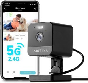 1080P 2.4g/5g Indoor Camera, Plug-in Cameras for Home Security, Baby/Elder/Home Cameras Indoor with Phone App, Night Vision, Motion Detection, 2-Way Talk, WiFi Camera Compatible with Alexa