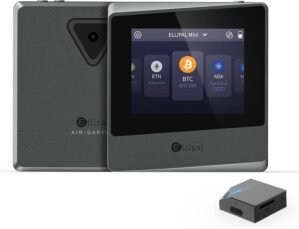ELLIPAL Hardware Wallet, Air-gapped & Internet Isolated Security Crypto Wallet Titan Mini, 10000 coins &Token, Anti-Disassemble &Tamper Cold Wallet, Cold Storage for BTC/XRP/ETH/XLM/USDT/LTC