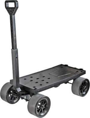 Mighty Max Cart Platform Hand Truck & Moving Dolly, Black – 250 lb Capacity (Flatbed Only) 100% USA Made
