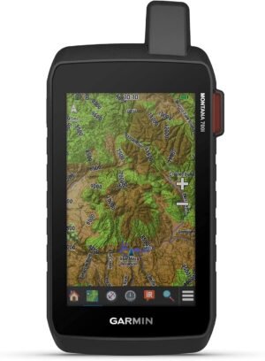 Garmin Montana 700i, Rugged GPS Handheld with Built-in inReach Satellite Technology, Glove-Friendly 5″ Color Touchscreen (Renewed)