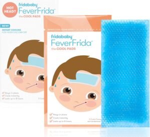 Frida Baby Cool Pads, Fever Patch for Kids, Fever Reducer, Discomfort & Headache Relief, 5 Count