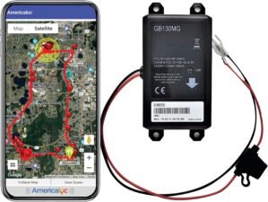 AMERICALOC Ready GB130MG GPS Tracker for Vehicles – Pay As You Go. Free First Month Already Included- Easy Installation on Car’s Battery