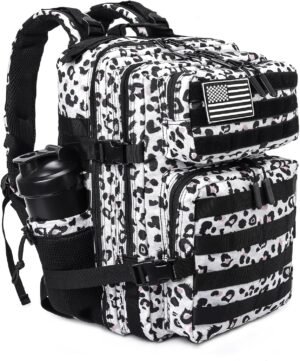 LHI Tactical Military Backpack for Men and Women 25L/35L Army Assault Pack Bag Small Rucksack with Bottle Holder