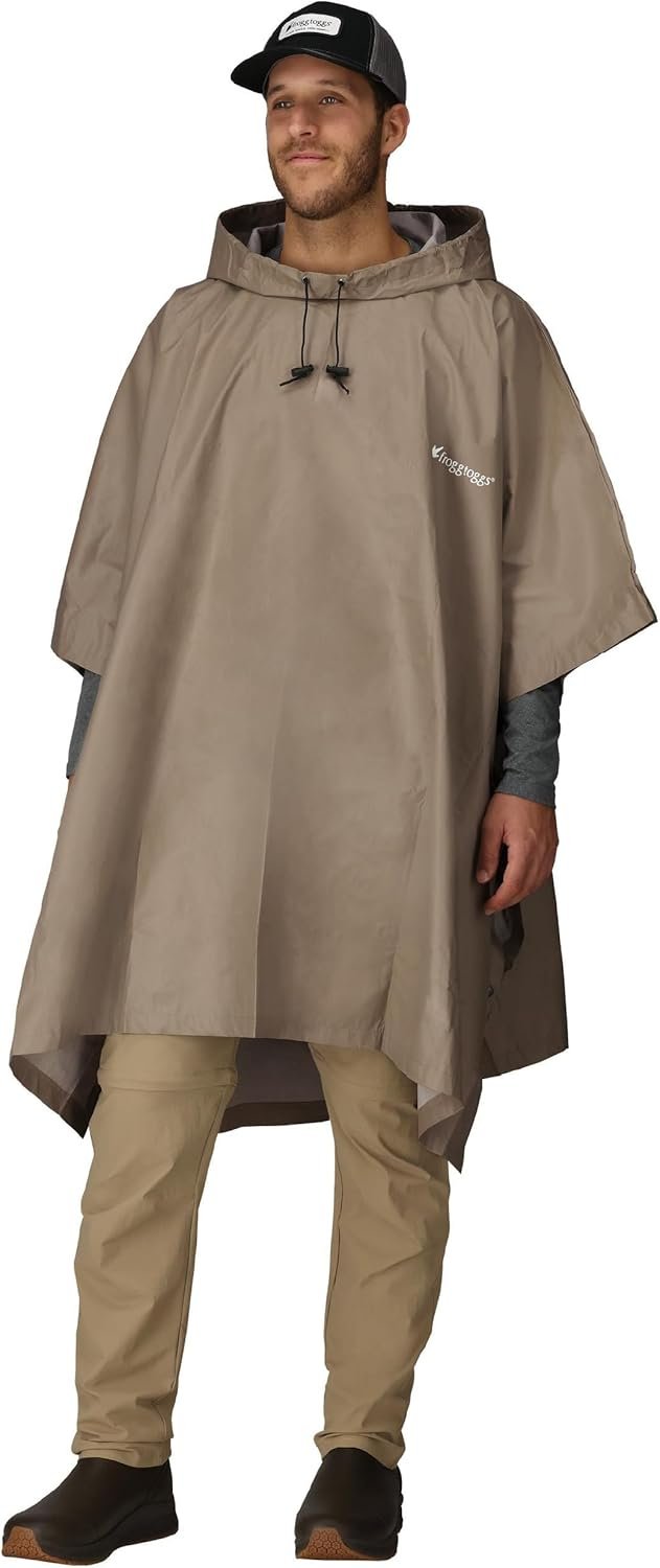 FROGG TOGGS Ultra-lite2 Waterproof, Breathable Rain Poncho, Adult and Youth Sizes