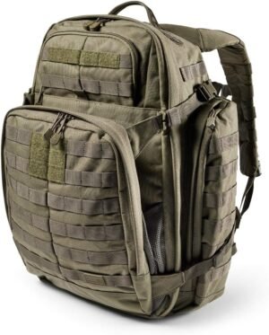 5.11 Tactical Backpack‚ Rush 72 2.0‚ Military Molle Pack, CCW with Multiple Compartments, 55 Liter, Large, Style 56565‚ Ranger Green
