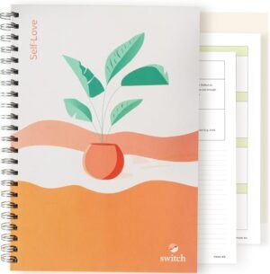 Switch Research Self-Love Journal – Self Care Journal for Women with Prompts – Mindfulness & Gratitude Journal, Therapist Recommended for Self Reflection & Personal Growth – Guided Writing Notebook A4