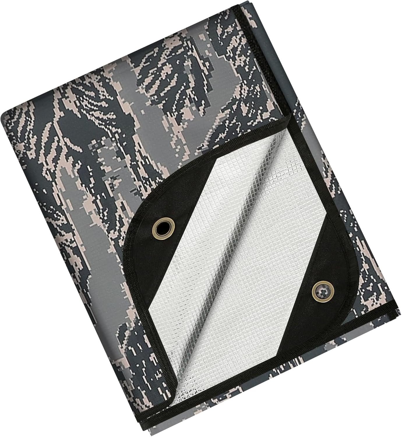 Heavy Duty Survival Blanket -Multifunctional Reflective Tarp Thermal Blanket - 60" x 83" Waterproof Sandproof for Camping Hiking Outdoors Multifunctional Emergency Blanket…