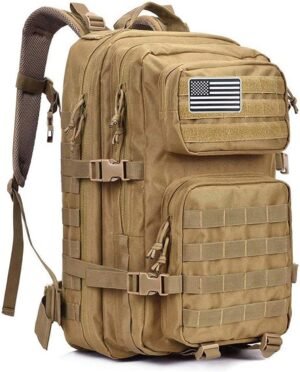 G4Free 40L Military Tactical Backpack 3 Day Assault Survival Molle Pack Bug Out Bag Fishing Backpack Rucksack