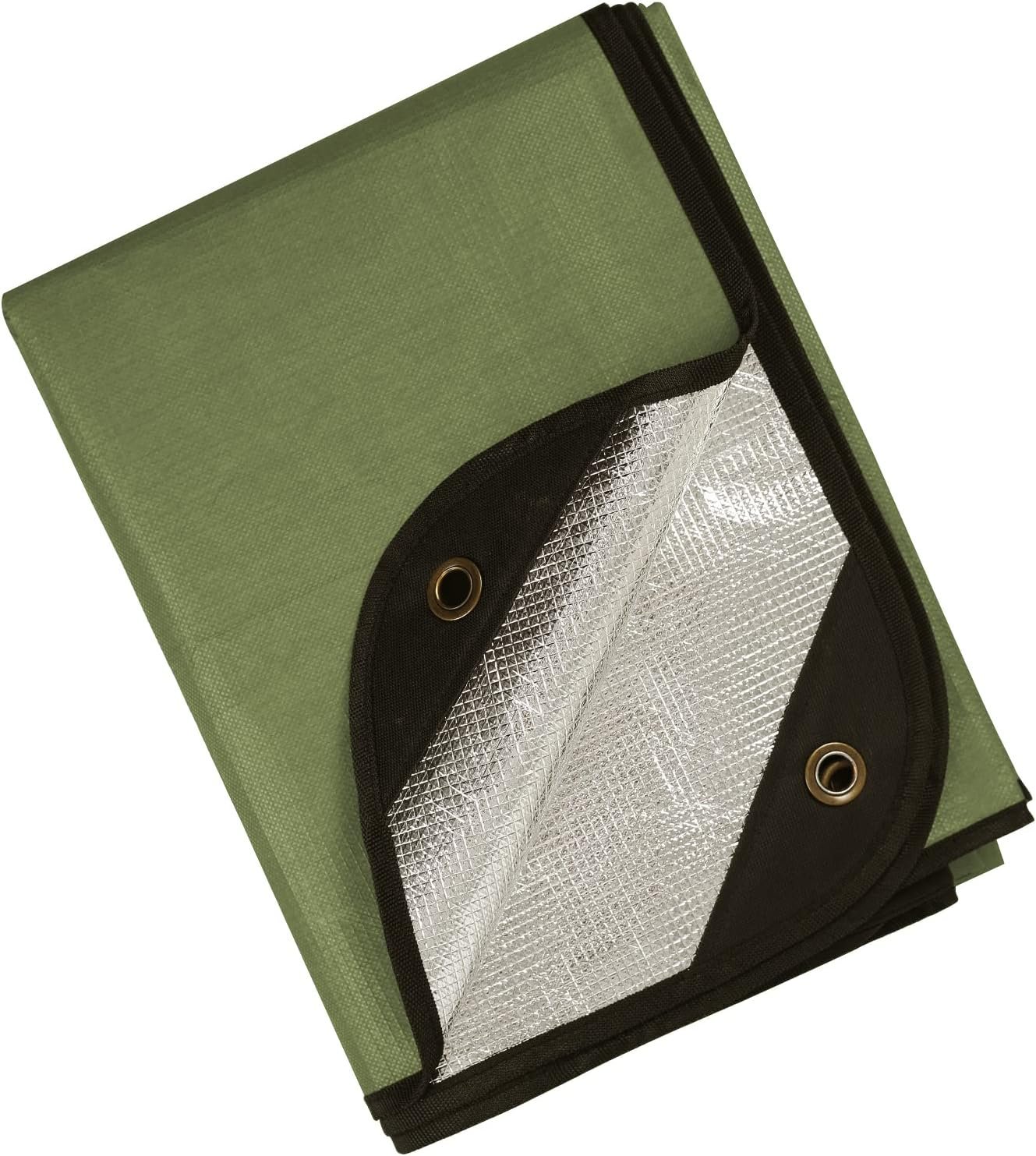 Heavy Duty Survival Blanket -Multifunctional Reflective Tarp Thermal Blanket - 60" x 83" Waterproof Sandproof for Camping Hiking Outdoors Multifunctional Emergency Blanket…