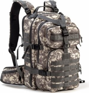 Gelindo 35L Tactical Hunting Backpacks – Military Molle Backpack Survival Bag – Small Tactical Backpack with Molle System for Men, Camouflage