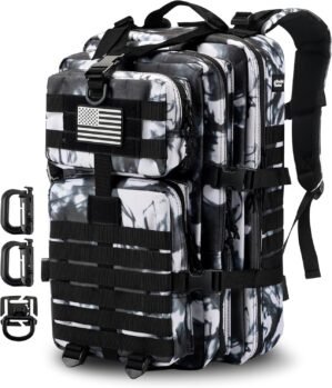 MOLLE Assault Pack, Tactical Backpack Military Army Camping Rucksack, 3-Day Pack