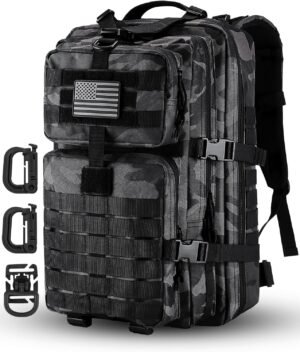 MOLLE Assault Pack, Tactical Backpack Military Army Camping Rucksack, 3-Day Pack