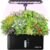 Hydroponics Growing System Indoor Garden: Herb Garden Kit Indoor with LED Grow Light Quiet Smart Water Pump Automatic Timer Healthy Fresh Herbs Vegetables – Hydroponic Planter for Home Kitchen Office