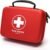 Compact First Aid Kit (228pcs) Designed for Family Emergency Care. Waterproof EVA Case and Bag is Ideal for The Car, Home, Boat, School, Camping, Hiking, Office, Sports. Protect Your Loved Ones. Red