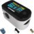 CHOICEMMED Black Dual Color OLED Finger Pulse Oximeter – Blood Oxygen Saturation Monitor with Color OLED Screen Display and Included Batteries – O2 Saturation Monitor