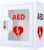 AED Defibrillator Wall Mounted Cabinet, Steel Storage Cabinet with Snap Lock, AED Cabinet fits All Brands AED Defibrillator, 14.2 x 7.8 x 15.7 Inch