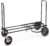 Rock-N-Roller R12STEALTH (All Terrain Stealth) 8-in-1 Folding Multi-Cart/Hand Truck/Dolly/Platform Cart/34″ to 52″ Telescoping Frame/500 lbs. Load Capacity, Black